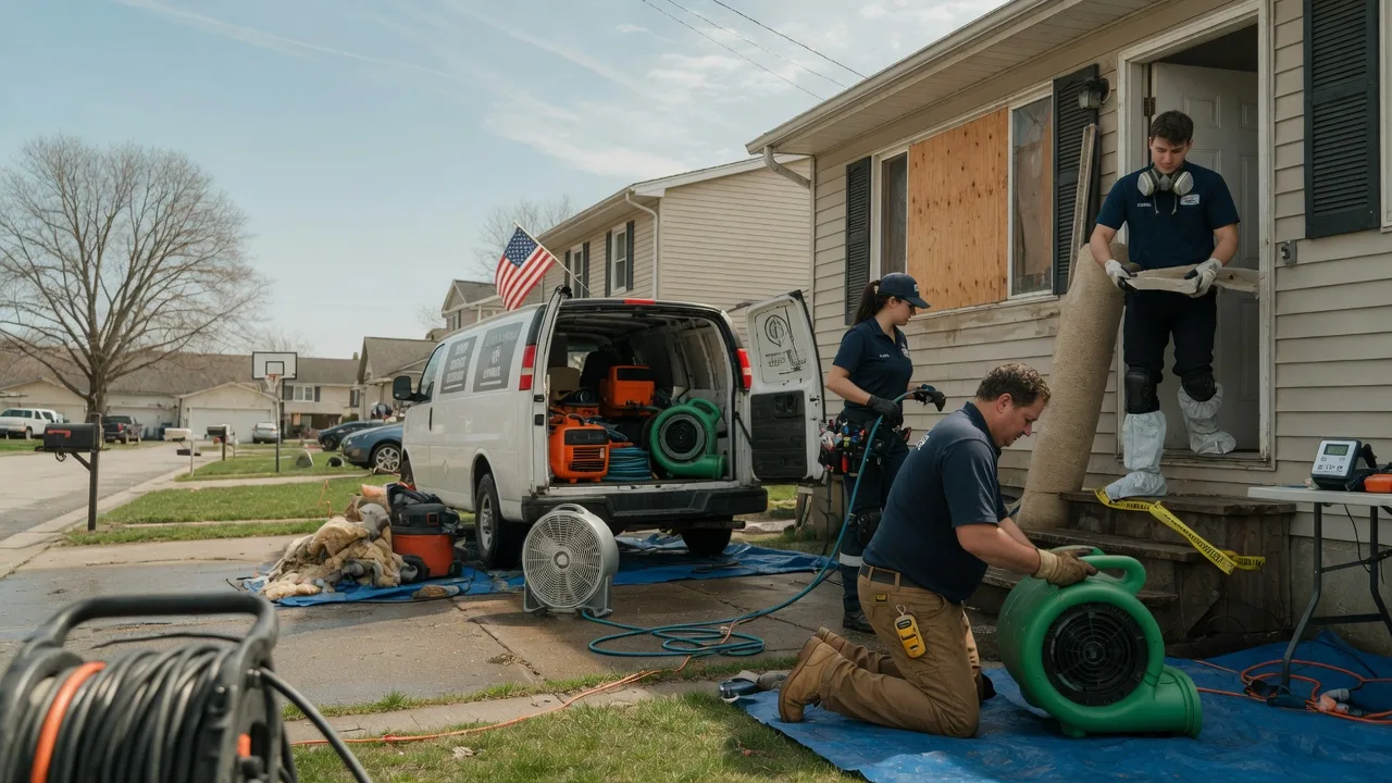 Water Damage Restoration in Bentley, MI near me